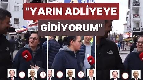 Eşi “Kime Oy Vereceksiniz” Sorusuna Erdoğan Cevabını Verince “Yarın Adliyeye Gidiyorum” Diyen Kadın