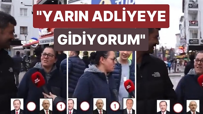 Eşi “Kime Oy Vereceksiniz” Sorusuna Erdoğan Cevabını Verince “Yarın Adliyeye Gidiyorum” Diyen Kadın