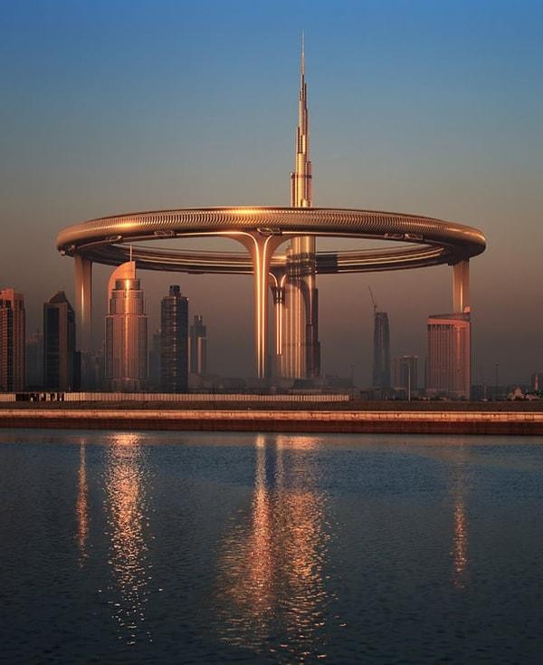 5. Dubai 2040 planı kapsamında Dubai'nin Fütüristik "Downtown Circle" projesi👇