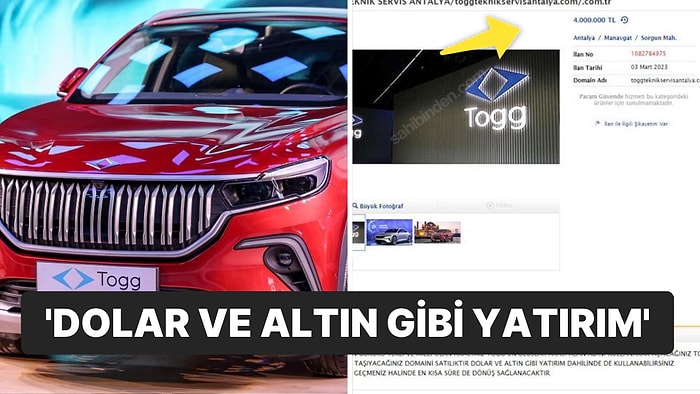 Togg İnternet Siteleri Kapılmış: 7.5 Milyon Lira İsteyen Bile Var