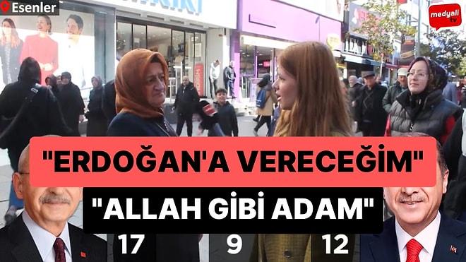 Erdoğan'a Oy Vereceğini Söyleyen Kadın: 'Allah Gibi Adam'