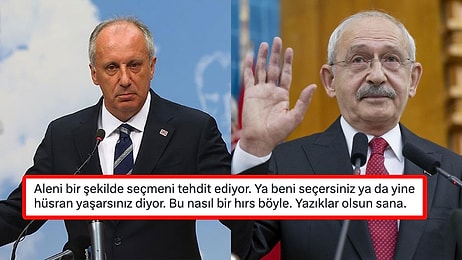 'Seçmeni Tehdit Ediyor': Muharrem İnce'nin Seçimle İlgili Yeni Açıklaması Yine Herkesi Kızdırdı!