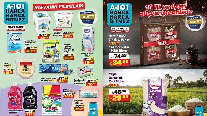 18 - 25 Mart 2023 A101 Haftanın Yıldızları Kataloğu