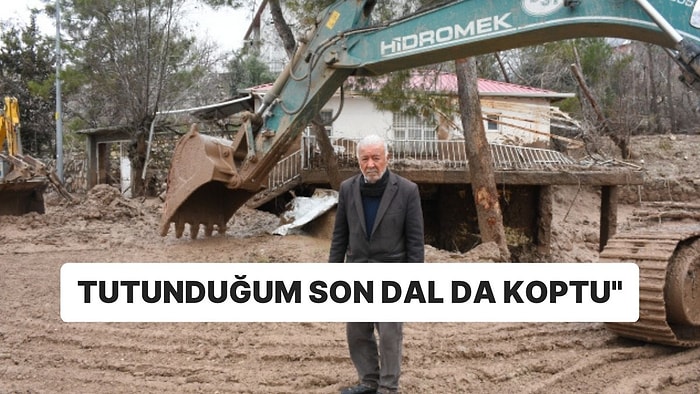 80 Yaşındaki Mehmet Amcanın Bir Evi Depremde Diğer Evi Selde Gitti...