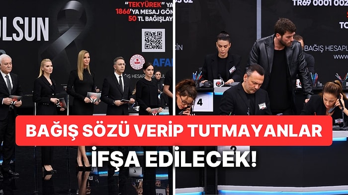 AFAD'ın Türkiye Tek Yürek Kampanyasına Bağış Sözünü Tutmayanları İfşalayacağı İddiası Gündem Oldu!