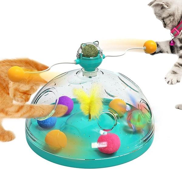 14. Etkileşimli ve kedi nanesi toplu oyuncak.