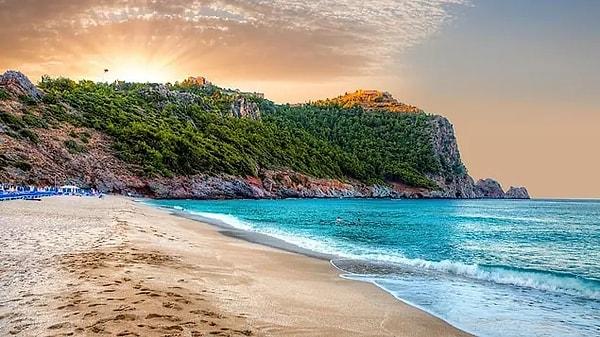 2.	Cleopatra Beach, Antalya - A Shallow Sea of Golden Sand