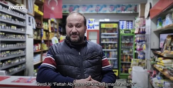 Fettah Sever, Turan'a hal hatır sorduktan sonra, "Uğra da sana kakao yapayım" dedi.