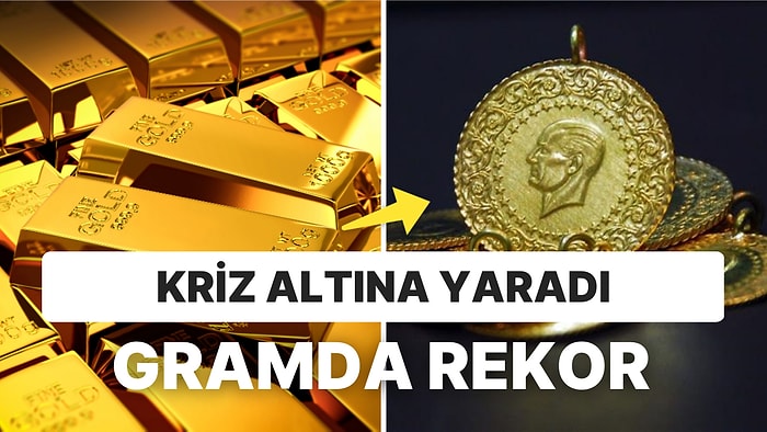 Gram Altın Rekora Doymuyor: Ons Altın Bankacılık Krizi Etkisiyle 2 Bin Doların Üzerine Çıkınca Rekor Geldi