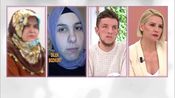 Gaziantep'in Karşıyaka ilçesinde yaşayan 23 yaşındaki Mehmet Bozkurt, programa katılarak 4 aylık eşi Dilek'in ortadan kaybolmasıyla ilgili Esra Erol'dan yardım istemişti.