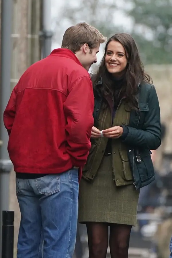 Это фотографии со съемочной площадки в Сент-Эндрюсском университете: