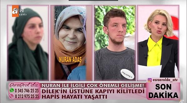 9 Mart tarihli yayında polis ekiplerince gözaltına alınan Nuran, hakkındaki sayısız suçlamayla kadın ticareti ve daha pek çok suçlamayla sorgulandı.
