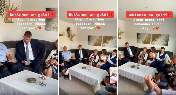 Sevdiği kadını, babasından 'Allah'ın emri, Peygamberin kavli' diyerek isteyen Alman adamın o anları sosyal medyada gündem oldu.