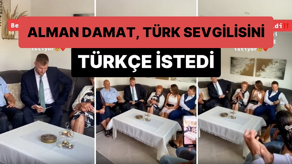 Sevdiği Kadını, Babasından Türkçe Olarak 'Allah'ın Emri, Peygamberin Kavli' Diyerek İsteyen Alman Damat