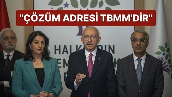 Kılıçdaroğlu, HDP Ziyaretinin Ardından Meclis'i İşaret Etti: "Çözüm Adresi TBMM'dir"