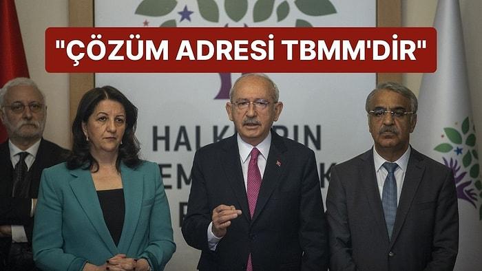 Kılıçdaroğlu, HDP Ziyaretinin Ardından Meclis'i İşaret Etti: "Çözüm Adresi TBMM'dir"
