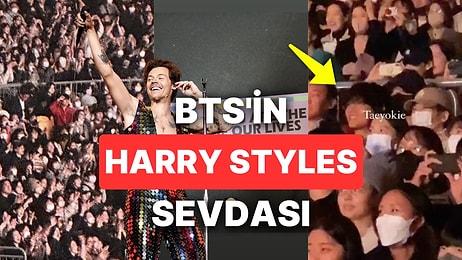 BTS Üyelerinin Harry Styles Sevgisi Arşa Çıktı: Konserde Dynamite Çalarak Jest Yaptı!