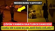 Kıyamet Alameti mi? Çöpün Yanında Tüyler Ürpertici Bir Şekilde Dans Eden Kadın Ne Yapmaya Çalışıyor?