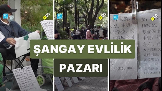 Anne Babaların Çocuklarının Evlenmeleri İçin Özgeçmişlerini Sergileyebildikleri ‘Şangay Evlilik Pazarı’