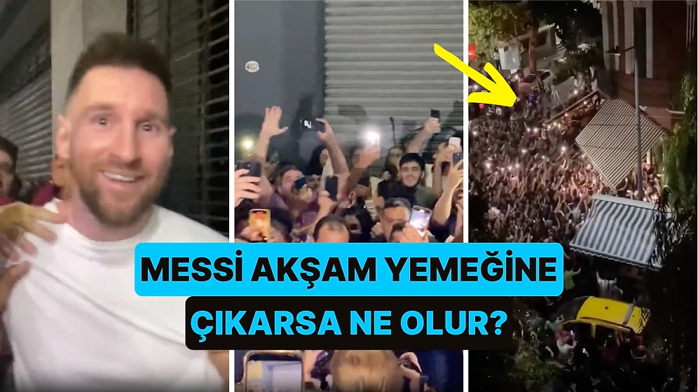 Messi Ailesiyle Birlikte Arjantin'de Sakin Bir Akşam Yemeği İçin Dışarı Çıkmışken Karşılaştığı Manzara