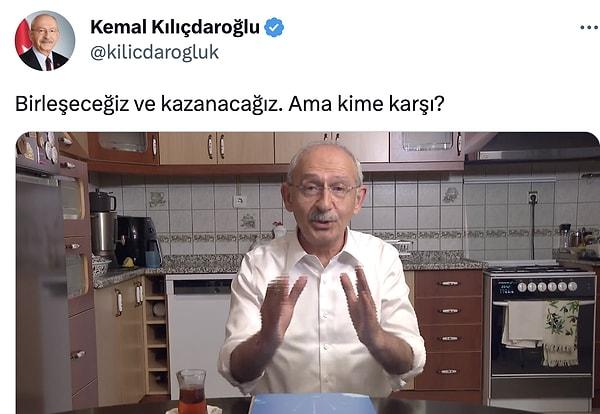Kemal Kılıçdaroğlu dün de seçim çalışmalarıyla ilgili bir açıklama yaptı. Ancak bir detay gözlerden kaçmadı.