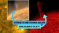 Cehenneme Tanık Olduk! Güneş'in Yüzeyinde 14 Dünya Büyüklüğünde Devasa Bir Hortum Meydana Geldi