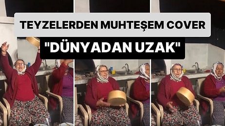 Tef Çalıp Pinhani'nin 'Dünyadan Uzak' Şarkısını Coverlayan Teyzelerin Muhteşem Anları