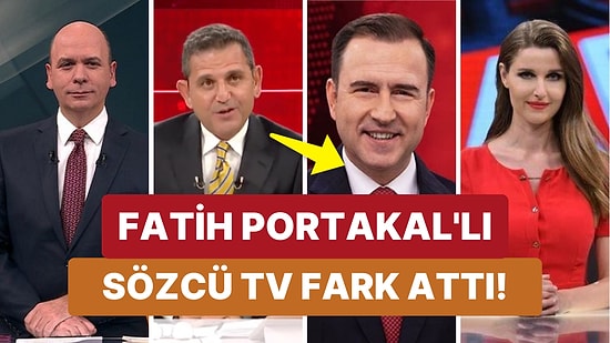 SÖZCÜ TV'yle Ekranlara Dönen Fatih Portakal Diğer Haber Programlarına Fark Attı!