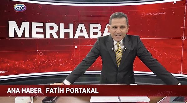Fox Tv ekranlarında uzun süre ana haber bültenini sunan Fatih Portakal, 3 yıllık aranın ardından SÖZCÜ Tv ile yeniden ekranlara döndü.