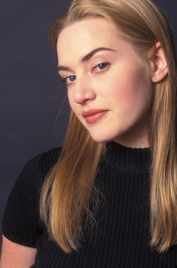 12. 1996 yılında bir fotoğraf çekiminden Kate Winslet: