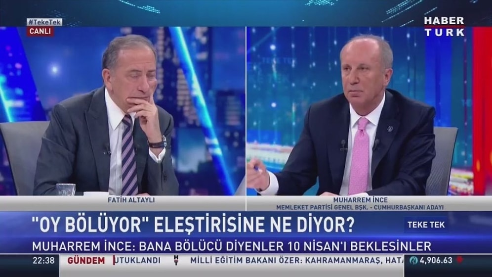 İnce: "Bir Otobüs, Bir Telefon ve Gönüllülerle Yeneceğim"