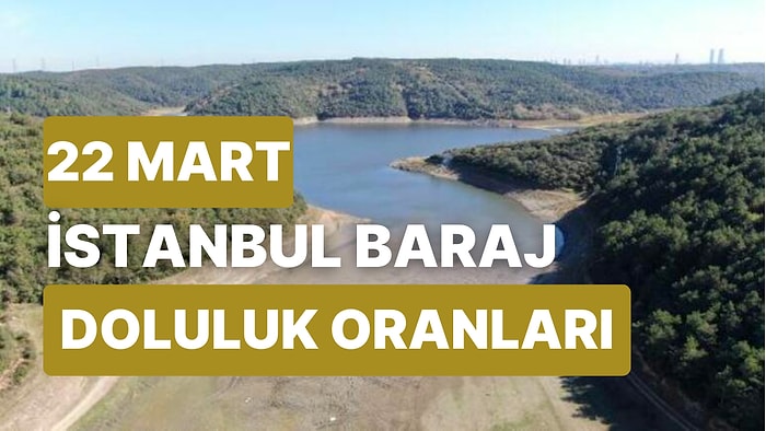 22 Mart Çarşamba İstanbul Baraj Doluluk Oranlarında Son Durum: İstanbul’da Barajların Yüzde Kaçı Dolu?