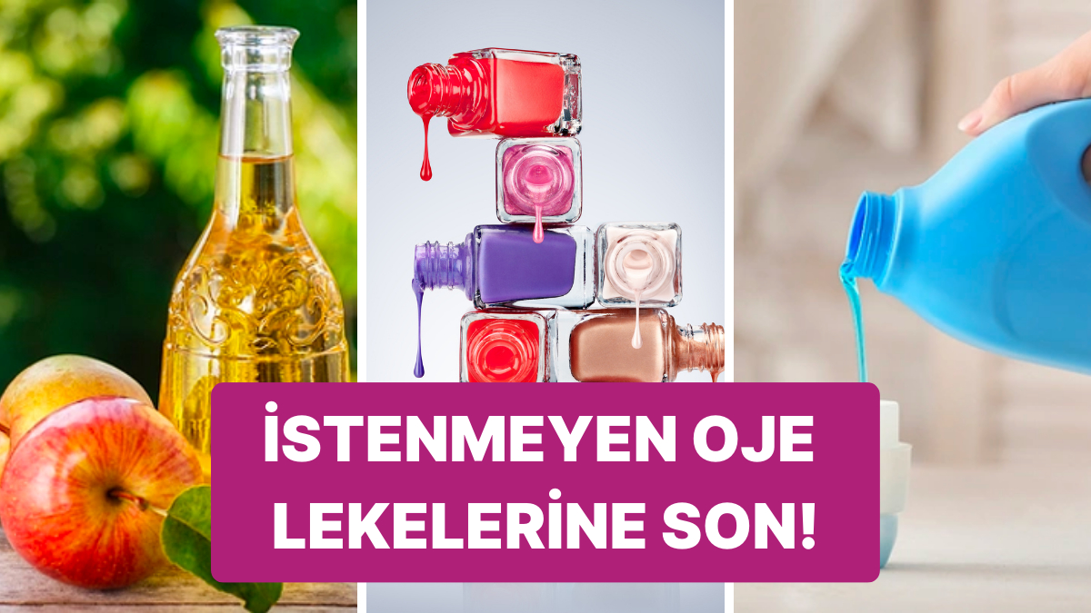 Oje Lekelerini Çıkartmanın En Basit Formülleri - Onedio