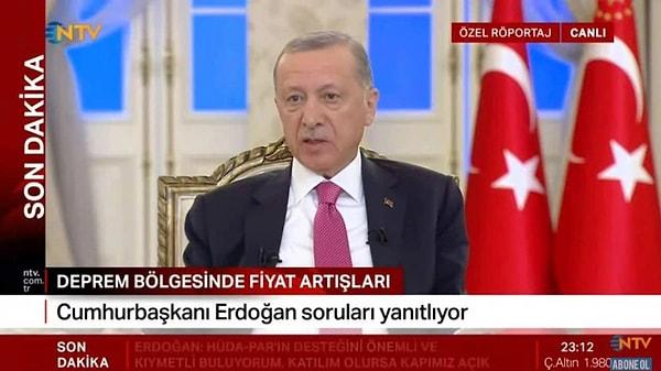 Cumhurbaşkanı Recep Tayyip Erdoğan, NTV canlı yayınında Seda Öğretir, Ahmed Arpat, Nazlı Çelik ve Burhanettin Duran'ın sorularını yanıtladı. ''Bakanlar vekil olacak mı?'' sorusuna Cumhurbaşkanı Erdoğan, ''Yenilenmeye ve gençleşmeye en açık partiyiz. Arkadaşlarımın hemen hemen her birisini şu anda belli illere adaylar olarak görevlendirdik. Kabindeki 17 isim milletvekili adayı olacak. Yardımcım Fuat Oktay Ankara'dan aday olacak. 17 kabine üyemin hemen hemen her birine değişik illerde görevler vereceğiz, onları büyükşehirlerden aday yapmayı belirledik'' yanıtını verdi.