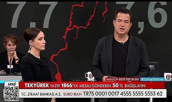 Yaşanan bu felaketin ardından 15 Şubat'ta ekranların sevilen yüzleri bir araya geldi ve 'Türkiye Tek Yürek' adı altında deprem bölgesi için bir bağış gecesi düzenledi. Bu yayında da tam 115 milyar lira para toplandı.