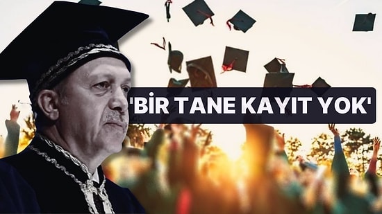 Erdoğan'ın Diplomasını Bulamayan Eski YÖK Başkanı Konuştu: 'Bir Tane Kayıt Yok'
