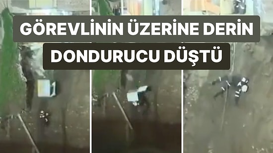 Peru’da Arama Kurtarma Çalışması Sırasında Bir Görevlinin Üzerine Derin Dondurucu Düştü