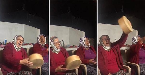 Tef çalarak cover yapan teyzelerin e Ferdi Tayfur'dan 'Bana Sor' şarkıcını coverladıladıkları anlar viral oldu.