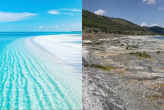Salda Gölü'nden kimsenin haberi yoktu ve etrafına bir şeyler yapılmamıştı. Salda Gölü çok güzeldi...