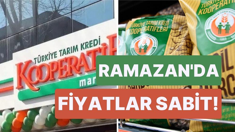 Temel Gıda ve Temizlik Ürünlerinde Zam Yok: Tarım Kredi Kooperatif Market Ramazan Boyunca Fiyatları Sabitledi!