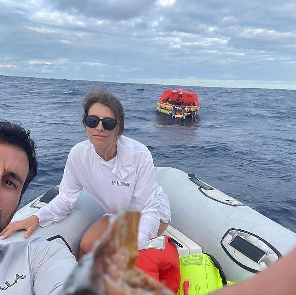 31 yaşındaki Rick Rodriguez ve üç arkadaşı, 44 metrelik yelkenli Raindancer ile Galápagos Adaları'ndan Fransız Polinezyası'na üç haftalık bir yolculuk için yola çıktılar.