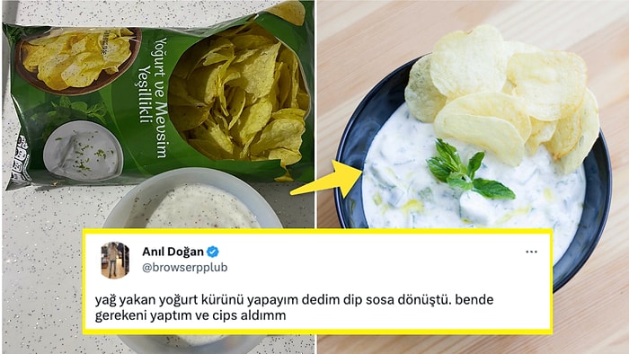 Yağ Yakan Yoğurt Kürünü Dip Sos Niyetine Cipsine Bandıran Diyet Düşmanı Kullanıcıya Gelen Komik Yorumlar