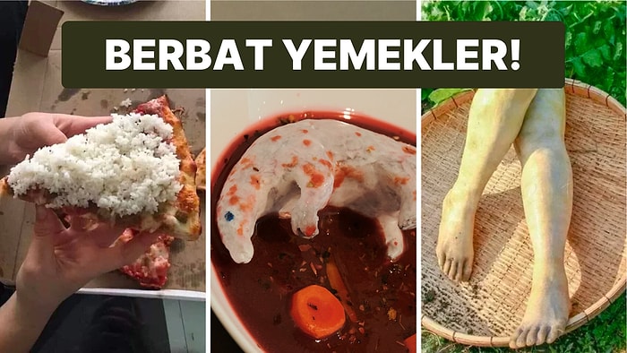 Görünce İştahınızı Kaçıracak ve Yemek Yemeye Tövbe Ettirecek Dünyanın En Acayip Yemek Fotoğrafları!