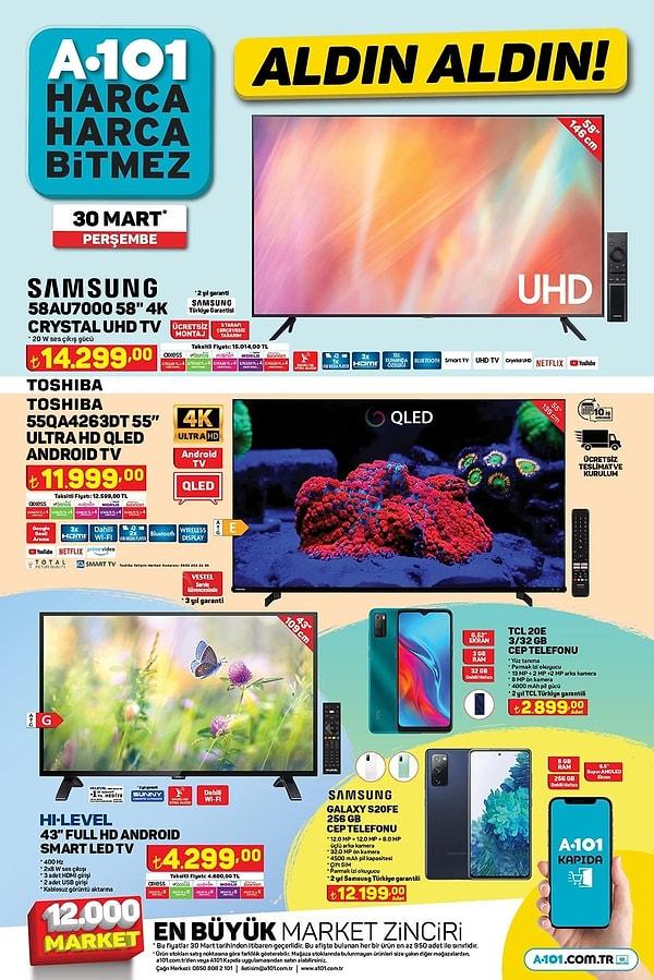 Samsung 58" 4K Crystal UHD Tv 14.299 TL