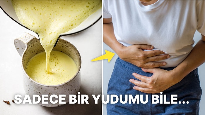 Sahurda Sadece Bir Bardağıyla Sizi Hem Tok Tutup Hem de Hazımsızlığınızı Yok Edecek Altın Süt Nasıl Yapılır?