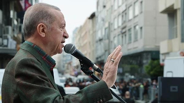 Erdoğan, "Ana muhalefetin 11 büyükşehir belediyesi var. Nerede o belediyeler, acaba birisi buralara uğradı mı?" ifadelerini kullandı.