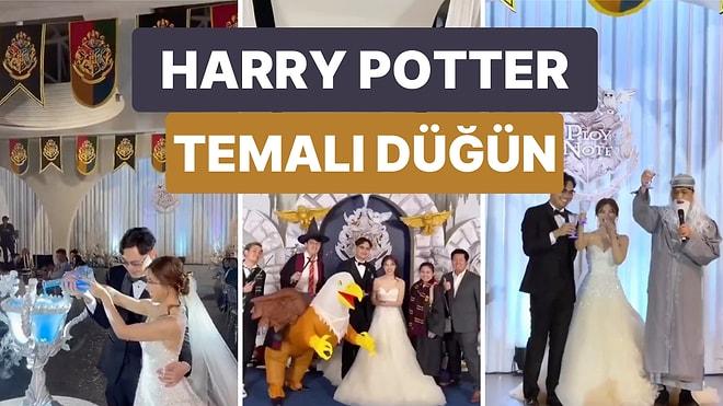 Harry Potter Hayranlarının Gözlerinden Kalpler Çıkaracak Harry Potter Temalı Düğün