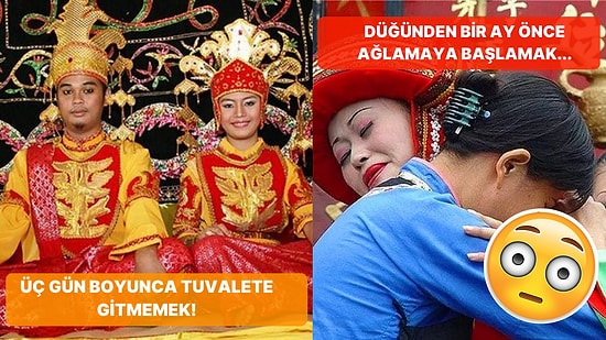 Dünyanın Dört Bir Köşesinden Akıl Sır Erdiremeyeceğiniz Son Derece İlginç Düğün Gelenekleri