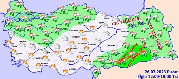 İstanbul, İzmir'de Hava Nasıl, Yağmur Var mı?
