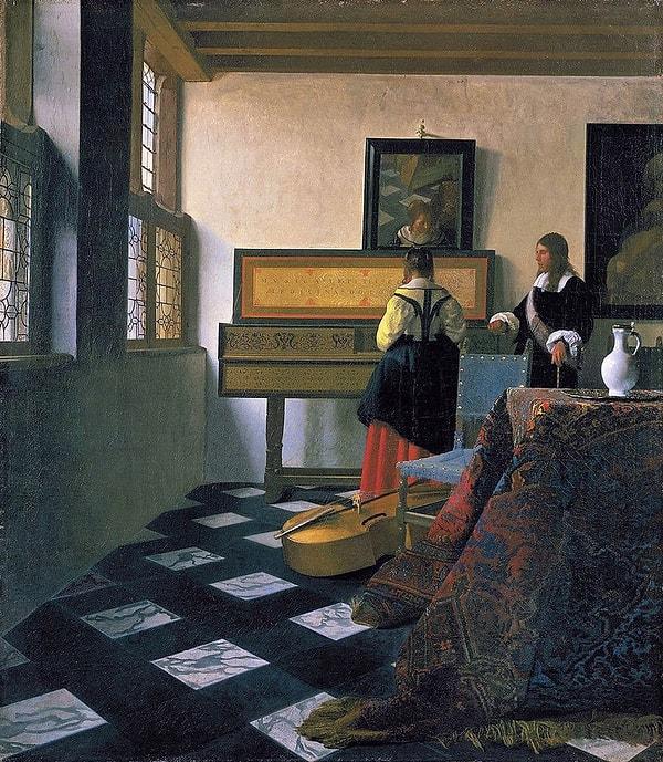 5. The Music Lesson — Johannes Vermeer
